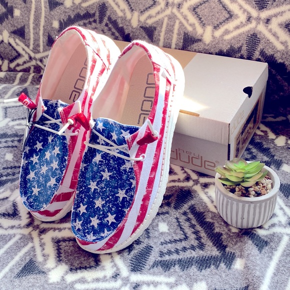 Star Spangled Hey Dudes Womens 